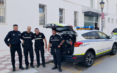 Cuatro agentes de la Policía Local de Alhaurín el Grande se desplazan a Algemesí (Valencia) para colaborar en tareas de seguridad tras la DANA