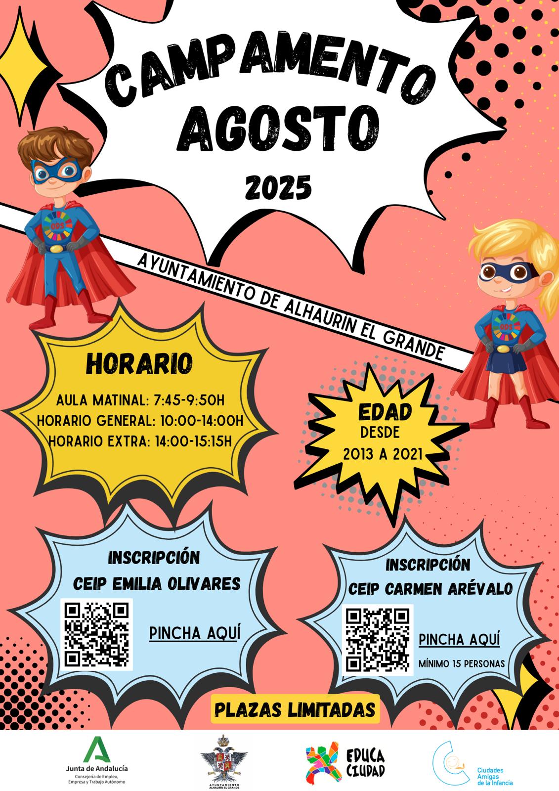 Campamento verano Agosto 2025