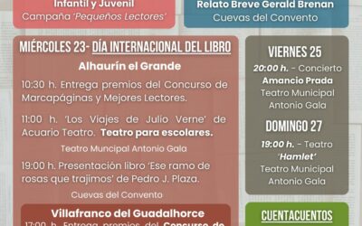Alhaurín el Grande celebrará el Día del Libro con actividades para la infancia