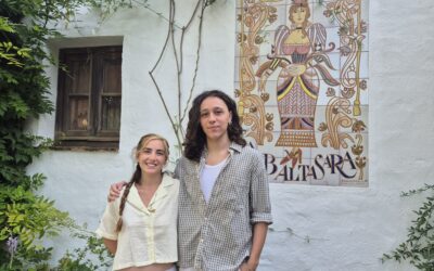 Manuela Rodríguez y Pedro Ramos, los dos jóvenes creadores que realizan su beca-residencia en La Baltasara