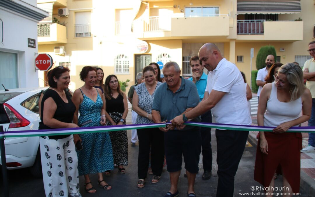 El Ayuntamiento de Alhaurín el Grande inaugura la renovada calle Vicente Aleixandre tras una inversión de 180.000 euros