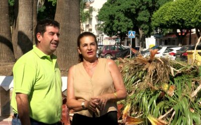 El Ayuntamiento intensifica las labores de mantenimiento y limpieza de jardines y caminos rurales durante el verano