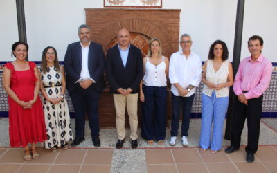 Anthony Bermúdez junto a los diputados provinciales de PSOE e IU presentan una moción conjunta relativa a la financiación y ejecución del último tramo de la carretera de Villafranco