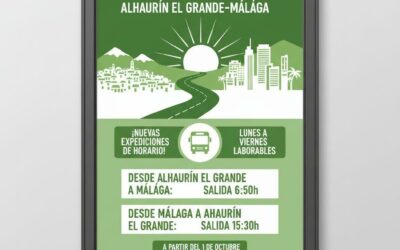 Nueva expedición en la línea de autobuses M-167 entre Alhaurín el Grande y Málaga