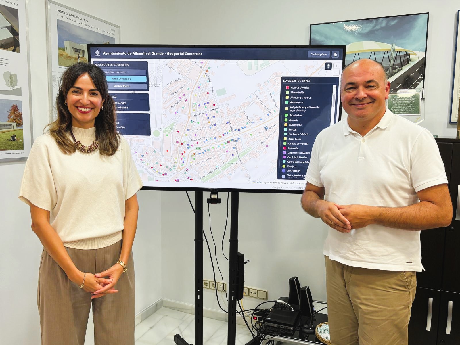 El Ayuntamiento de Alhaurín el Grande reúne su oferta comercial en internet a través de Geoportal